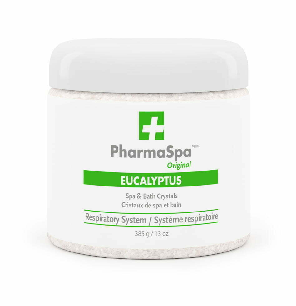Cristaux PharmaSpa EUCALYPTUS pour spa et bain – 385 g