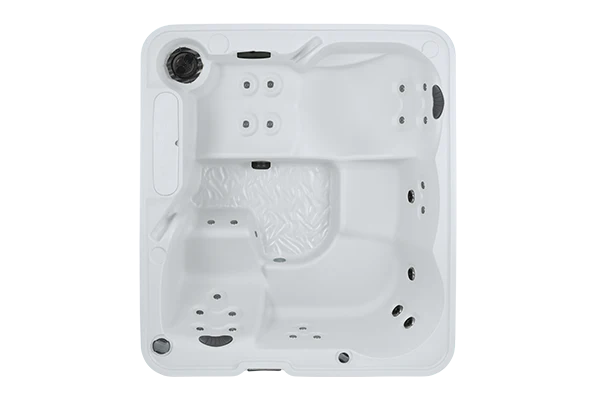 Spa 5 Places Freeflow Excursion Premier – Coque Arctic White & Cabinet Charcoal