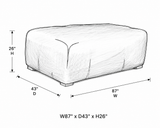 Housse Ratana pour sofa extérieur – 87 x 43 x 26 po