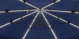 Parasol Cantilever Treasure Garden Starlux AKZ Plus 13’ Octogonal Sand | Parasol Déporté avec Lumières Intégrées