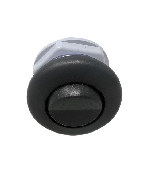 AIR VALVE BUTTON 1'' METALLIC GRAY