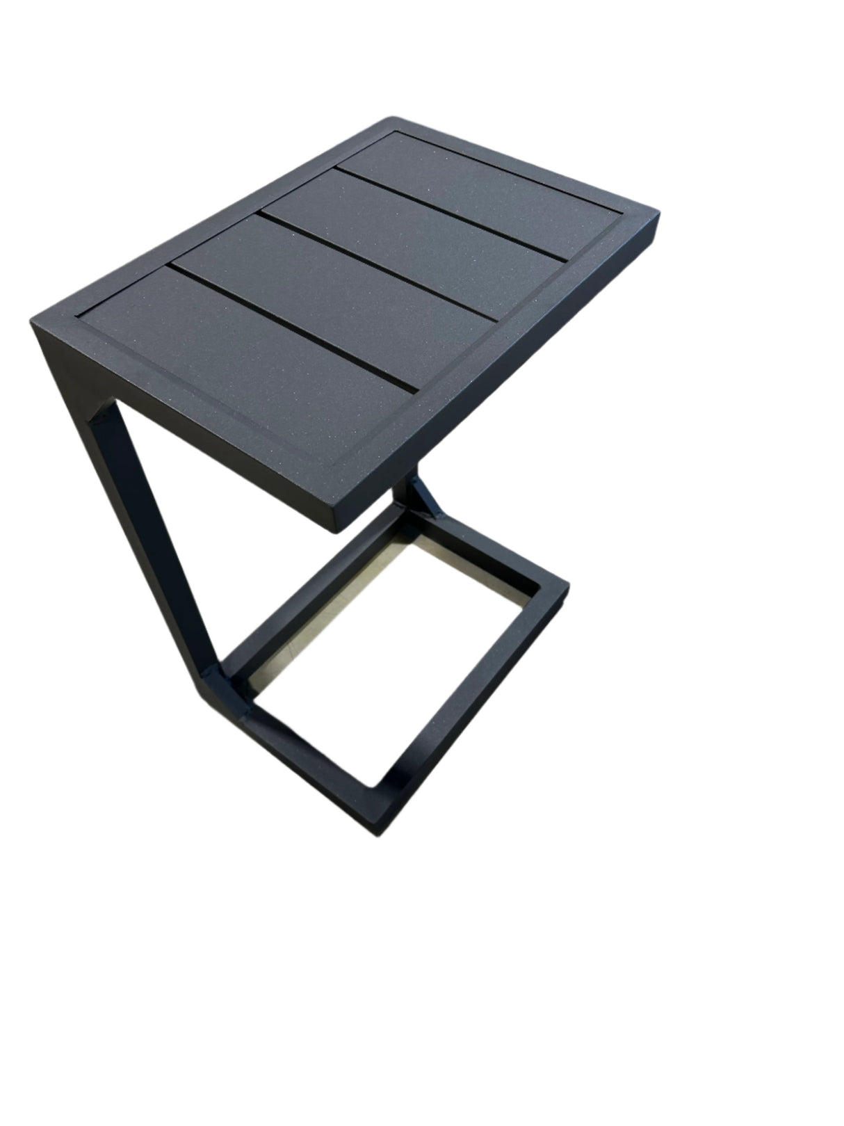 Table d'appoint en aluminium noir Moss-0832N