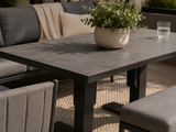 MOSS Solara Hybrid Sectional with Adjustable Hydraulic Table | 4-Piece Garden Set