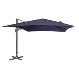 11 Feet Square Hanging Parasol - Navy