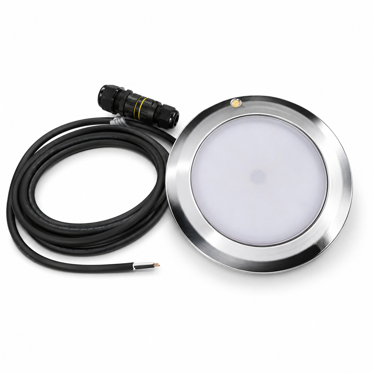 Lumière LED Moov avec Finition Acier Inoxydable – Remplacement Compatible Pentair Amerlite® et IntelliBrite®