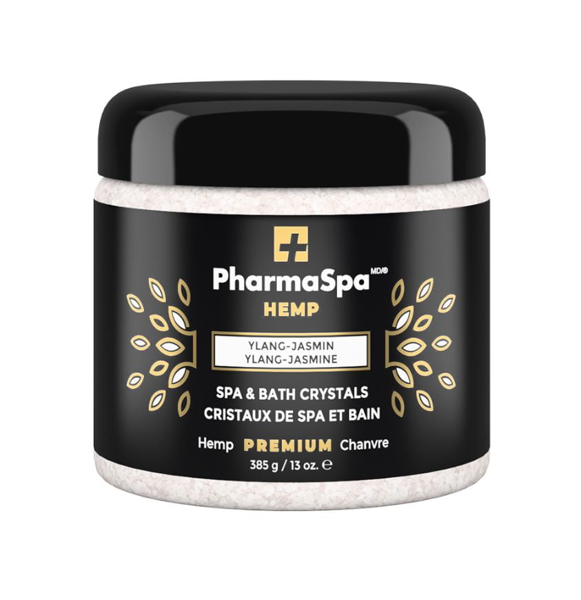 Cristaux PharmaSpa Chanvre YLANG JASMINE pour spa – 385 g