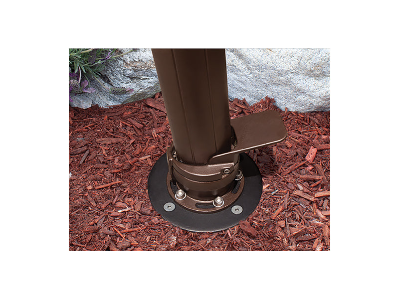 Treasure Garden AMK-G – In-Ground Mount Kit pour Parasol Déporté AKZP et AG25T
