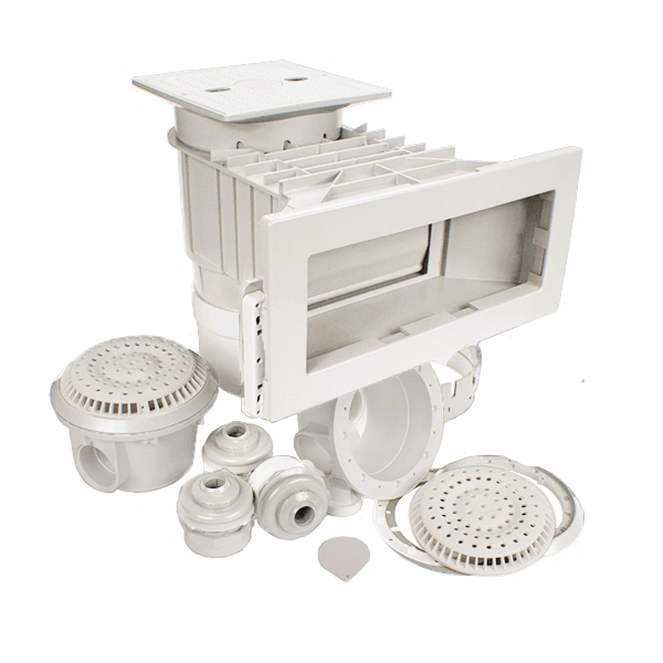 Écumoire Wide Track Auto-Skim avec drain de fond – Hayward SP10852OMTE (blanc)