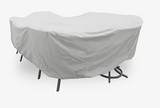 Treasure Garden PFC596 — Large Cover for Oval/Rectangular Table with Chairs (Pale Gray)
