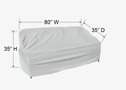 Treasure Garden PFC723 — Sofa Cover – Pale Gray