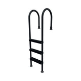 Premium black stainless steel ladder for above-ground pool – Trident