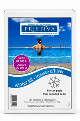 Trousse d’hivernisation Pristiva pour piscine au sel – Jusqu’à 80 000 L