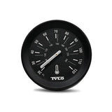 Tylö Brilliant Sauna Thermometer – Matte Black – Precise Temperature Measurement