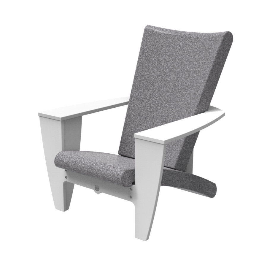 Cozi Chair in White and Granite – Clearance Demo Model