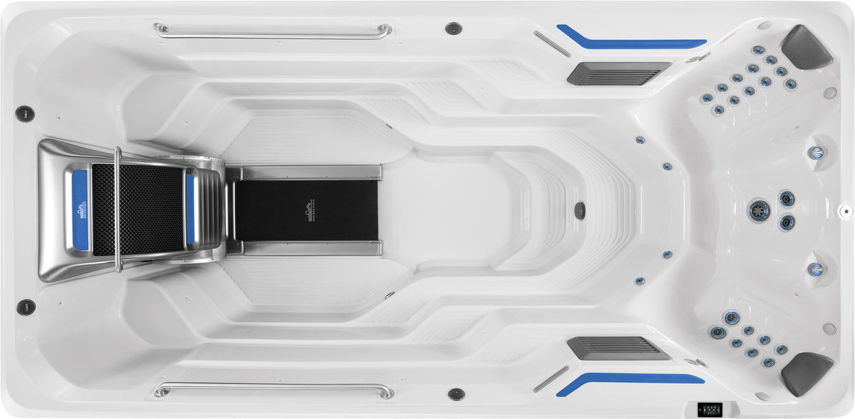 E500 · Endless Pools — vue de dessus