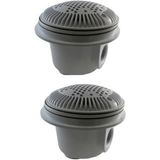 Drains de fond anti-vortex 1,5 po Hayward – 8" gris foncé (paquet de 2)