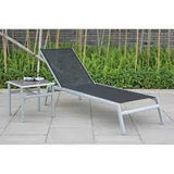 Ratana Collection Lucca Black Chaise Longue