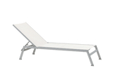 Chaise Longue Ratana Collection Lucca White