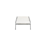 Chaise Longue Ratana Collection Lucca White