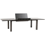 Ensemble de salle à manger extérieur Ratana en liquidation – Table extensible Mezo et 8 chaises Lucia Ash Grey