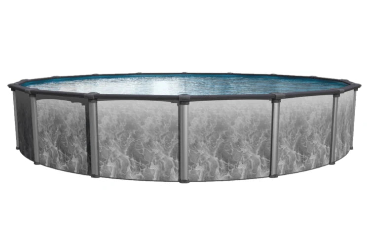 Gray New Definition 18 ft above-ground pool – Open Box