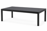 Table de patio Renaissance noire 40 x 80 po – Corriveau