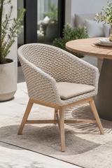 Chaise Bora par Atoll – Cordage commercial et teck d’Indonésie