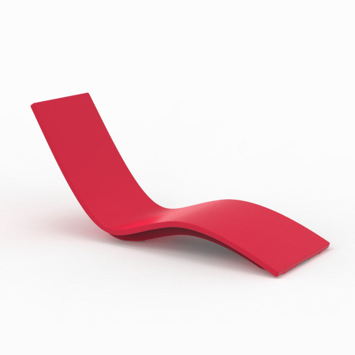 SOLIS – Chaise longue Rouge