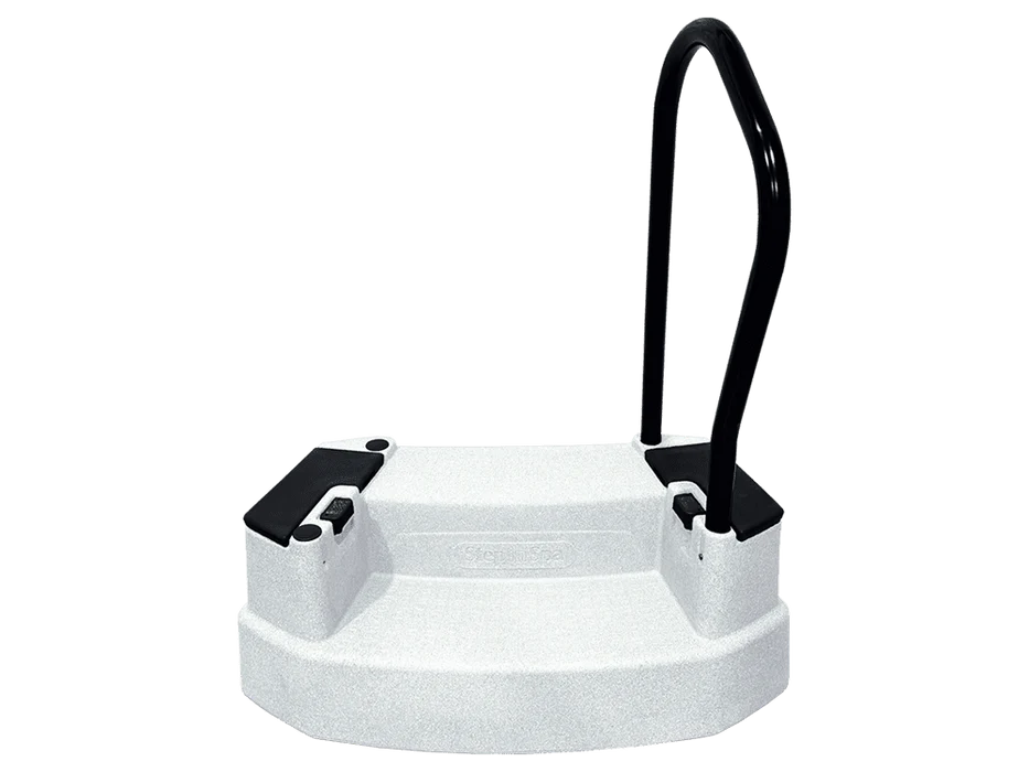 Walk for Step-In-Spa with ramp and LED lighting – White