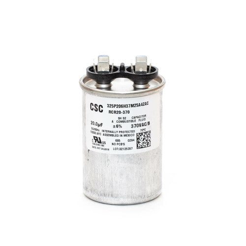 Run capacitor 370 Vac - 20 mfd