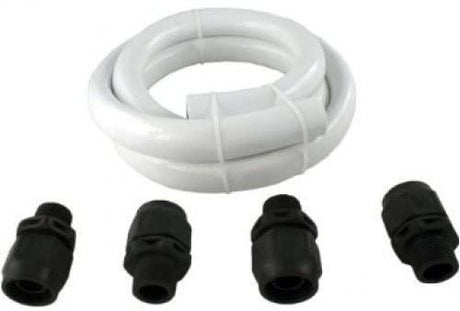 Pentair 353020 White Quick Disc Hose Replacement Kit Pool/Spa Pump and Cleaners