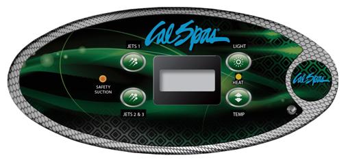 CAL SPAS Control Panel Topside 407T - 2013