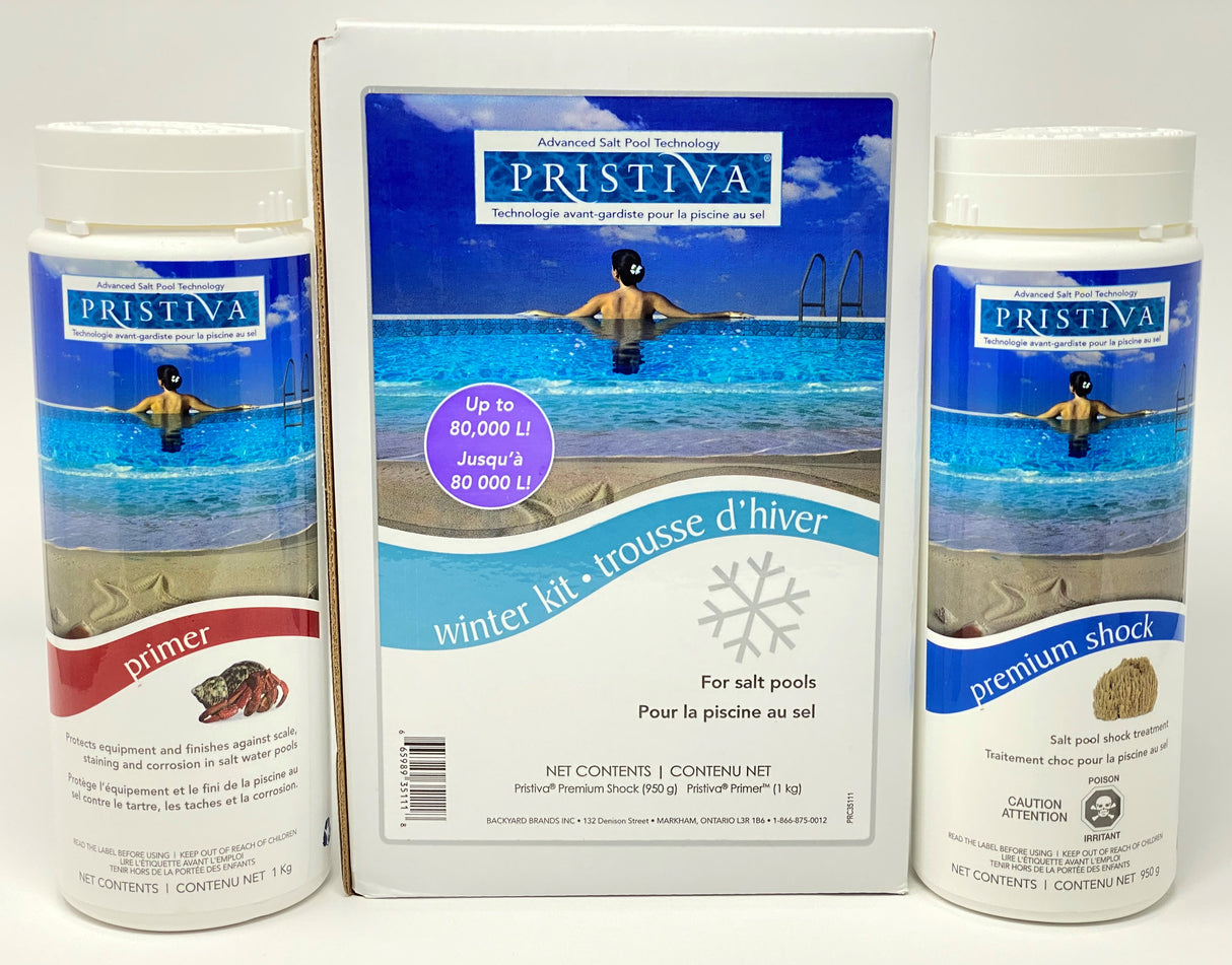 Pristiva Salt Pool Winterization Kit – Complete Protection for Pools up to 80,000 Liters