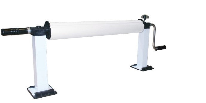 Aluminum solar roller for above-ground swimming pools