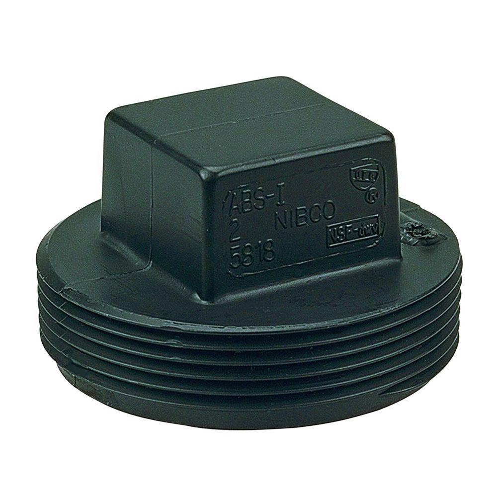 Black ABS Threaded Plug MPT