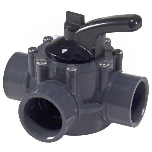 Hayward PSV3SDGR 3-Way Diverter Valve, 1.5" - 2" Pipe