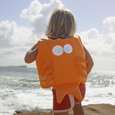 Swim Vest 1-2 EU Sonny the Sea Creature Neon Orange